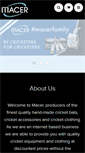 Mobile Screenshot of macercricket.com